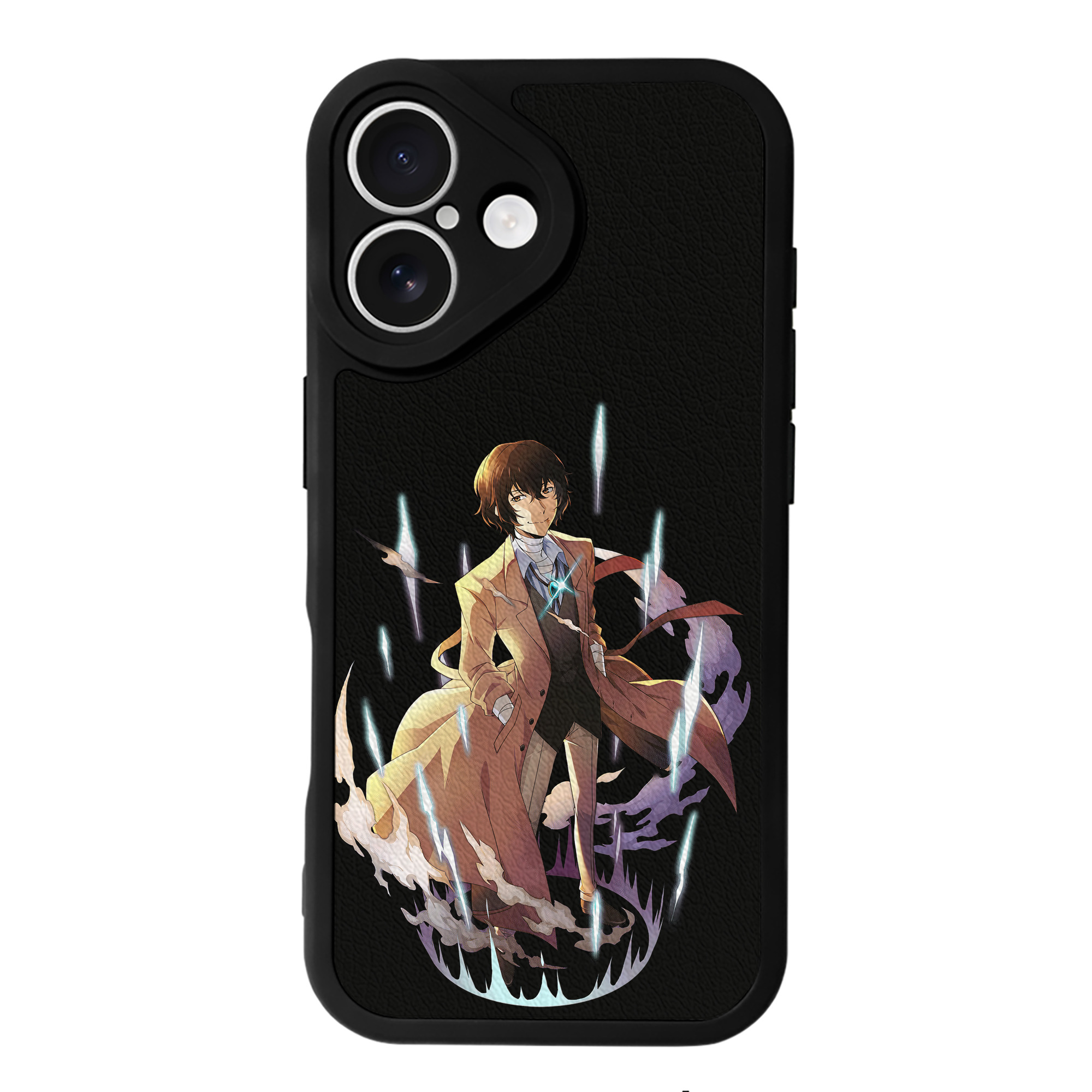 （画像用） 文豪ストレイドッグス Bungo Stray Dogs 【iPhone 16シリーズ対応】シリコンスマホケース（レザー調） 材質：シリコン